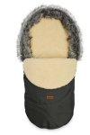 Vokelis vežimėliui, ESKIMO, vilnonis, 100x46, tamsiai pilkas, Sensillo, 8341