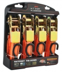 Bagažo tvirtinimo diržų rinkinys, 4 vnt.