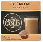 Kavos kapsulės Aroma Gold Cafe Au Lait,160g