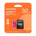Atminties kortelė telefonui A-Data Premier microSDHC 32GB Class 10 +SD adapteris