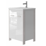 Vonios kambario spintelė su praustuvu Brooklyn BR-55, balta