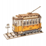 Medinis konstruktorius Robotime Retro Tramvajus