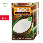 Kokosų pienas (18%), Coconut milk, Chaokoh, 5x250ml