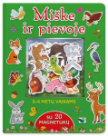 Mi&scaron;ke ir pievoje. Su 20 magnetukų. 3-4 metų vaikams