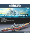 Klijuojamas Modelis Academy 14109 GERMAN BATTLESHIP BISMARCK 1/350