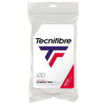 Teniso rakečių apvijos Tecnifibre CONTACT PRO, 30 vnt, Baltas