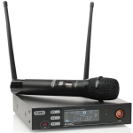 AMC iLive 1 bevielis mikrofono komplektas su rankiniu mikrofonu (606-621 MHz)