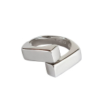 Sidabrinis žiedas moterims Chunky R0225