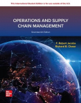 Operations and Supply Chain Management ISE 17th edition