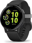 I&scaron;manusis laikrodis Garmin V&iacute;voactive&reg; 5 Slate Aluminum Bezel with Black Case and Silicone Band
