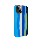 Evelatus Apple iPhone 15 silikoninis dėklas, įvairiaspalvis, mėlynas