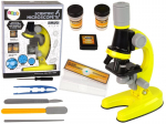 Edukacinis rinkinys su mikroskopu Lean Toys, geltonas