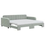 Sofa-lova vidaXL, 90x190 cm, pilka