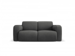 Dvivietė sofa Windsor & Co Lola, 170x95x72 cm, tamsiai pilka