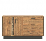 Komoda Liveo Dorian DN3, ruda
