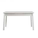 Valgomojo stalas Asir, 120x77x75cm, baltas