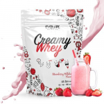 Baltymai Evolite Creamy Whey Strawberry Milkshake, 700g