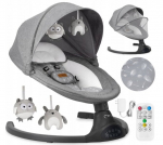 Sūpuoklė - kėdutė kūdikiui Momi Lami, grey