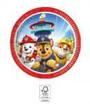 Vienkartinės popierinės lėk&scaron;tės Paw Patrol Rescue Heroes, 8 vnt.