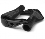 Guminės dviračio rankenos MTB, 14 cm