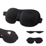 3D miego kaukė unisex , juoda