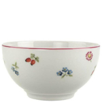 Dubuo Villeroy & Boch Petite Fleur 470 ml porcelianas, tinkamas plauti indaplovėje, baltas su gėlių ra&scaron;tu