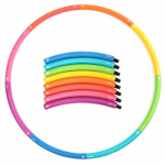 Gimnastikos lankas Fit+ Happy&trade; Kids Fitness Hula-Hoop, 100 cm, įvairių spalvų