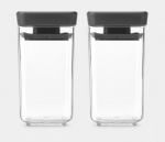 Brabantia hermetinių indelių rinkinys Tasty+, 150 ml, 2 vnt.