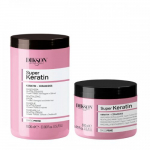 Regeneruojamoji kaukė su keratinu pažeistiems plaukams Dikson Super Keratin, 500 ml