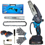 Pjovimo grandinės Boxer BX3307 2 akumuliatoriai 24 V 2x grandinė 6' Automatinis tepimas 2000 W