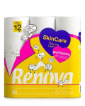 Tualetinis popierius Renova Skin Care Purissimo, 12 rulonų