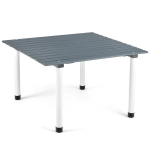 Sulankstomas turistinis stalas Costway, pilkas, 69 x 69 x 42 cm