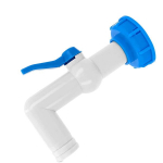 Rinkinys - PP 90&deg; čiaupas su IBCS60x6 jungtimi 25-32 mm žarnai su PTFE juosta IBCS60-GTM901025 BRADAS