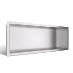 Nerūdijančio plieno įleidžiama lentyna WALL-BOX 60x20x10 cm