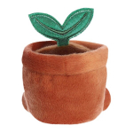 Pliu&scaron;inis žaislas Aurora Palm Pals augalas vazonėlyje 220653B, rudas/žalias, 11 cm