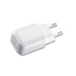 USB adapteris / įkroviklis - Baltas