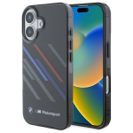 BMW Motosport IML dėklas iPhone 16 Plus - juodas