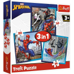 Dėlionė Spiderman 3in1 Trefl, 106 d.