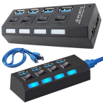 USB skirstytuvas Perfee, 4 prievadai, 3.0