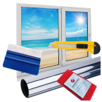 Langų plėvelė apsauga nuo saulės Solar Systems, 100x50 cm