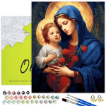 Tapyba pagal skaičius Oh Art! Religija Dievo Motina 40x50 cm