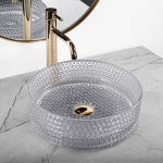 Kriauklė stalvir&scaron;io Rea Cristal Light Grey