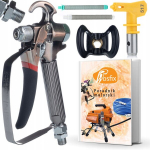 Dažymo pistoletas Rosfix TurboJet TJ1 &ndash; Komplektas, Tikslus pur&scaron;kimas, Antgalis 517, Filtrai 30/60 mesh