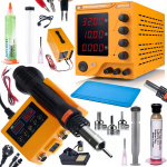 Maitinimo &scaron;altinis Komplektas Rosfix AmpRush RARES-3210 + Orange Husky OH660 &ndash; Tiksli kontrolė, 32V 10A, 660W, LED ekranas