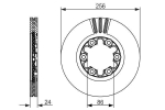 Stabdžių Diskas Ford Ranger Mk2 ER EQ ET 1.8 2.5 D TD 92 109 143 Žr 1614103 1614104 1614105
