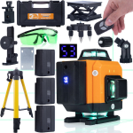 Lazerinis nivelyras Rosfix Orange Tiger ROT16L &ndash; 16 linijų, Savikalibracija, 3500 mAh, IP54