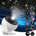 &bdquo;Galaxy Star projektorius - 360&deg; RGB naktinė lemputė&ldquo;, Baltas