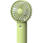 Ventiliatoriai, ne&scaron;iojamas įkraunamas rankinis ventiliatorius, mažas USB ventiliatorius, 3 greičiai, puikiai tinka kelionėms į darbą ir biure, žalia