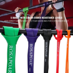 Trainer accessories,Pull Up Assistance Bands | 4-Piece Resistance Bands Set for Mobility & Powerlifting Training,