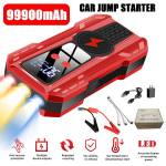 Automobilių priedai, 99900 mAh lengvojo automobilio starteris &ndash; 12 V įkroviklio stiprintuvas su USB maitinimo bloku avariniam paleidimui,